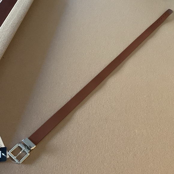 Nordstrom Leather Reversible Belt- Cognac / Navy - Size 38 - Picture 8 of 9